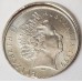 AUSTRALIA 1999 . FIVE 5 CENTS COIN . ERROR . OFF CENTRE and RAISED RIM